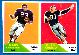 1960 Fleer Football - # 51/ 75 2-Card PANEL - Billy Kinard/Marv Lasater