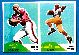 1960 Fleer Football - #110/ 38 2-Card PANEL - Al Carmichael/Jack Lee
