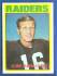 1972 Topps FB #235 George Blanda [#] (Raiders)