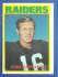 1972 Topps FB #235 George Blanda [#] (Raiders)