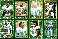 DOLPHINS - 1986 Topps FB - Complete Team set (16)
