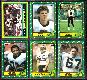 SAINTS - 1986 Topps FB - Complete Team set (11)