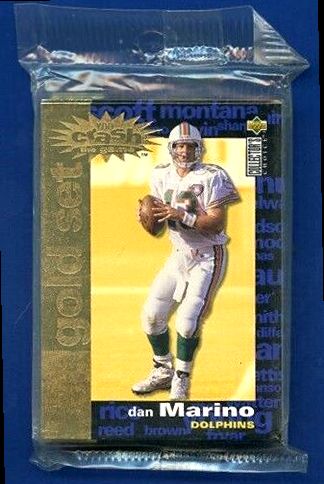 1995 Collector's Choice FOOTBALL - 'CRASH the GAME' GOLD Complete Set  cards value