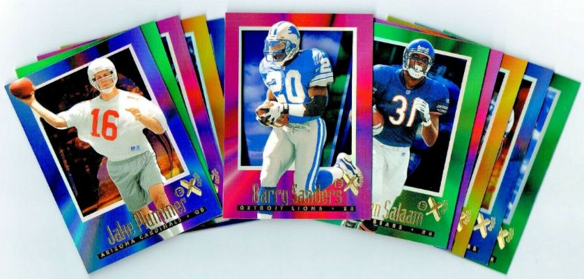 1997 E-X2000 FOOTBALL - COMPLETE SET (60 cards)  cards value
