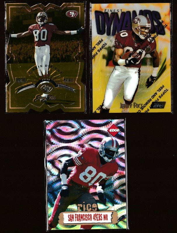 Jerry Rice - 1996 Collector's Edge #206 HOLOFOIL (49ers) Football cards value