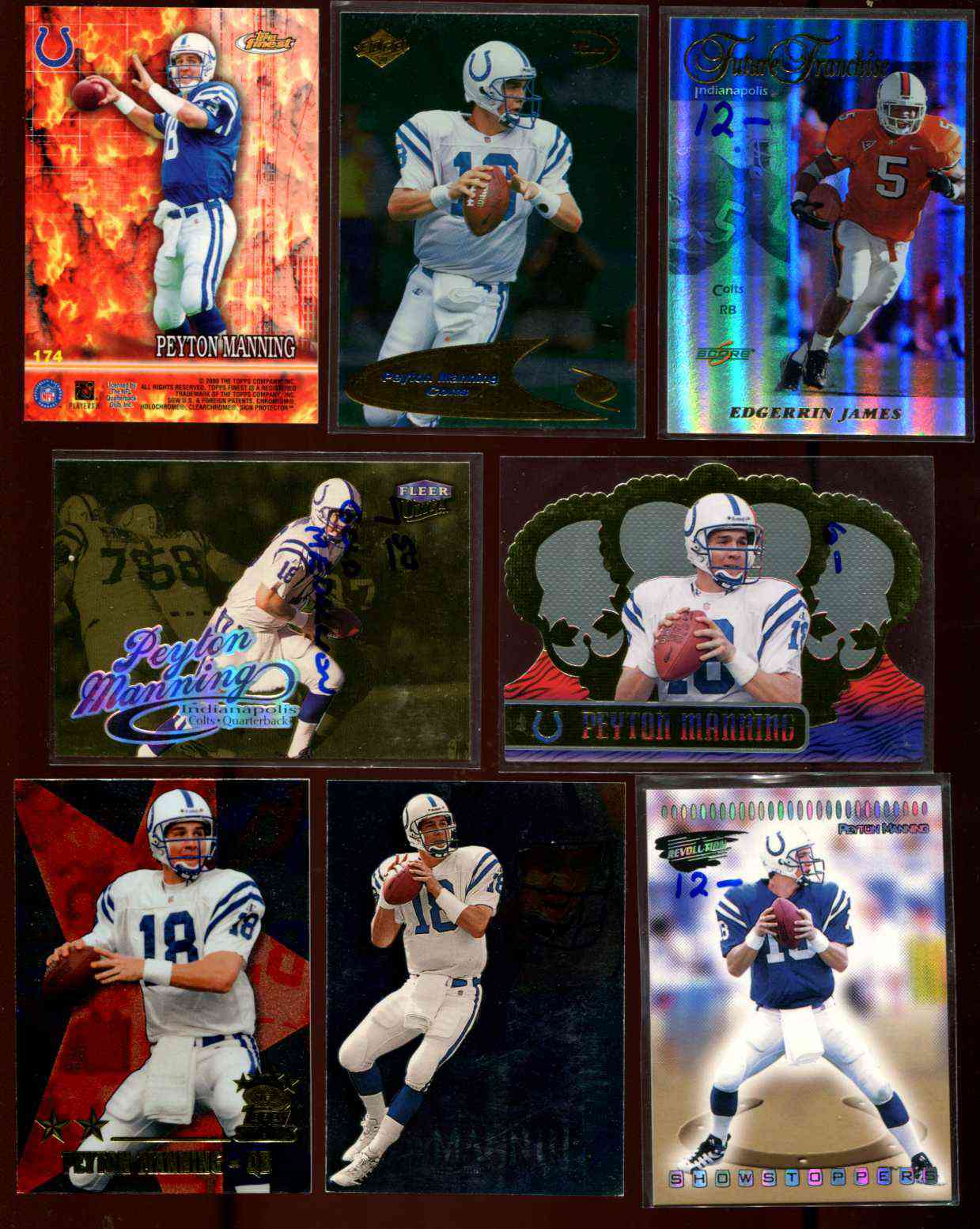 Peyton Manning - 1999 Topps Stars #23 BLUE parallel [#/299] Football cards value