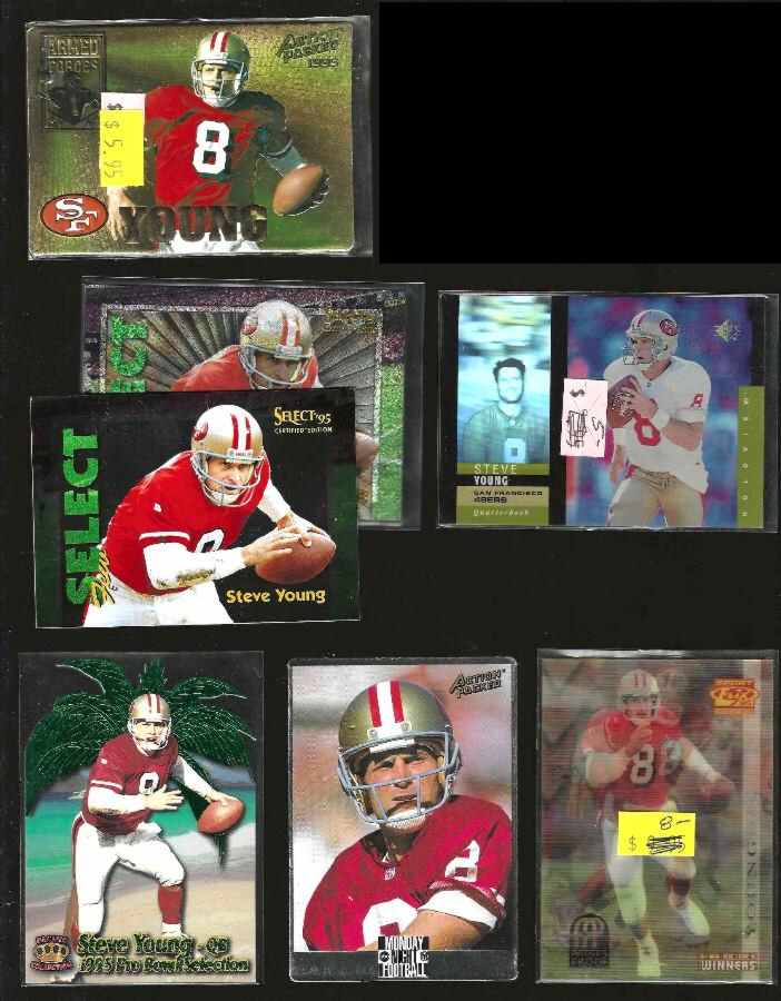 Steve Young - 1995 Sportflix #152 ARTIST PROOF Football cards value