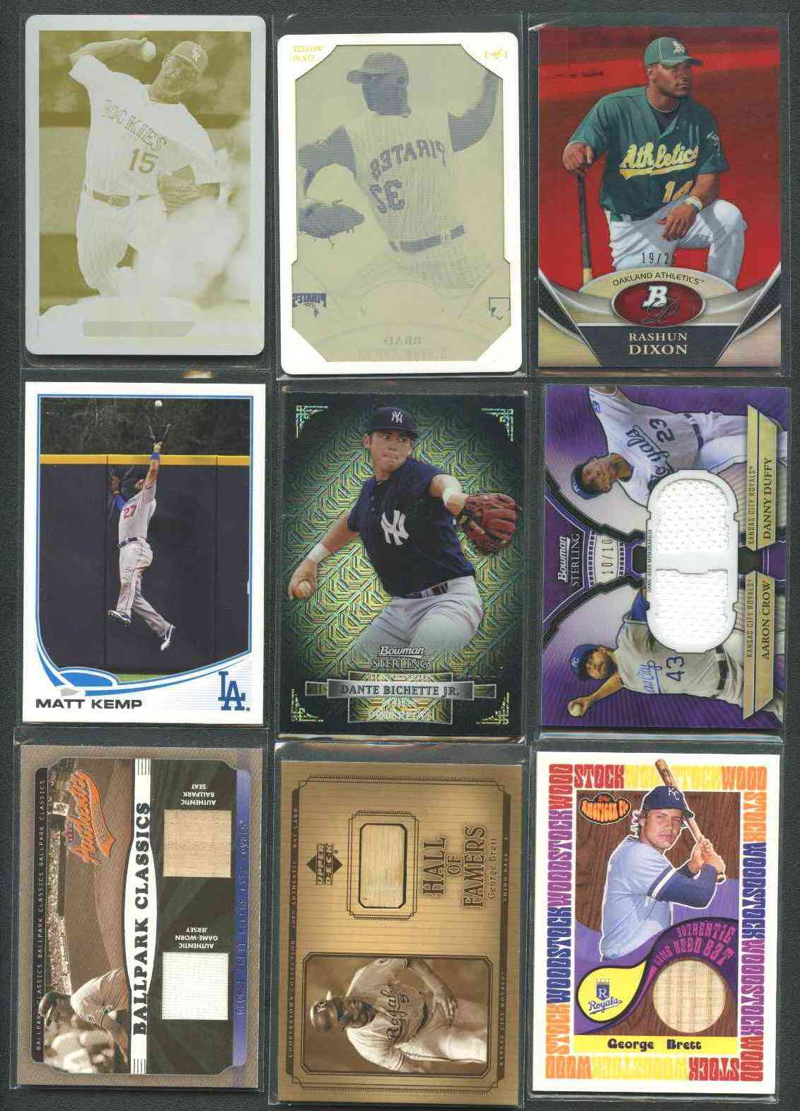 Aaron Crow/Danny Duffy - 2011 Bowman Sterling RARE GAME-USED DUAL RELIC  cards value
