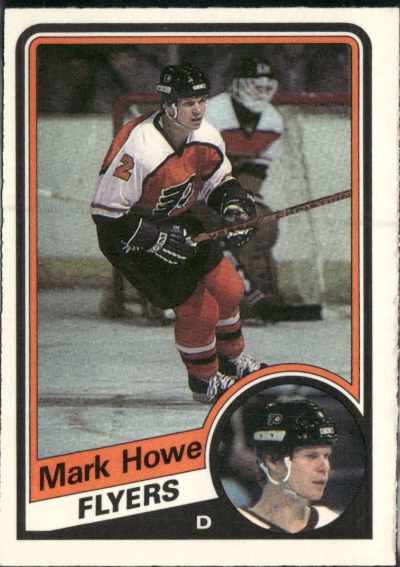 Mark Howe - 1984-85 OPC #118 - Lot of (125) (flyers) Hockey cards value