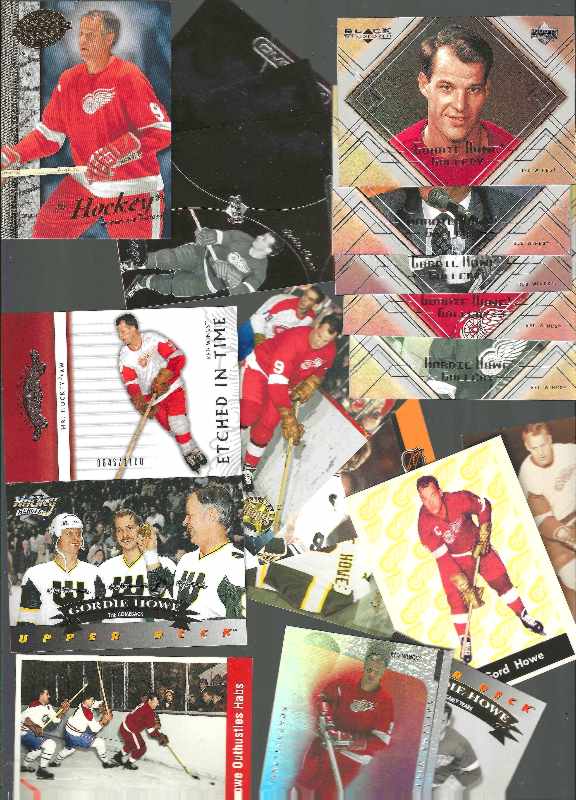 Gordie Howe - Lot of (29) cards (1990-2008)- (19) are different (Red Wings) Hockey cards value