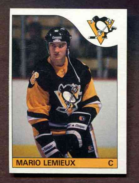 Mario Lemieux - 1985-86 Topps #9 ROOKIE (Penguins) Hockey cards value