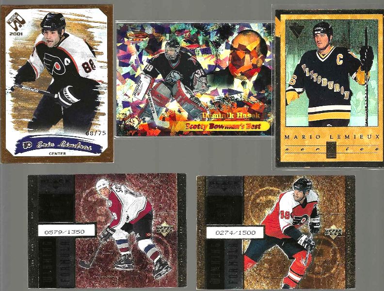Eric Lindros - 2000-01 Private Stock #74 GOLD [#/75] Hockey cards value