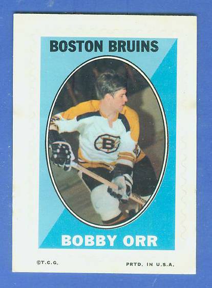 1969-70 O-Pee-Chee/OPC Hockey STAMPS - BOBBY ORR (Bruins) Hockey cards value