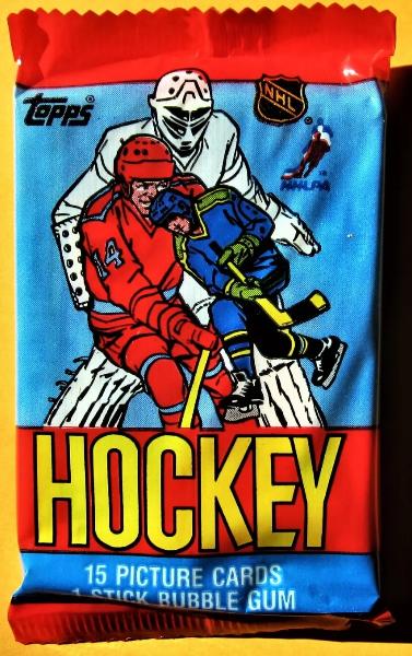 1984-85 Topps HOCKEY - Wax Pack (15 cards) Hockey cards value