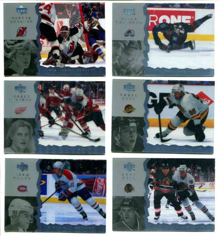 1996-97 Upper Deck 'ICE' PERFORMERS parallels - Lot of (9) diff. Hockey cards value