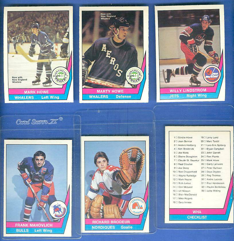 1977-78 O-Pee-Chee/OPC WHA Hockey #58 Checklist Hockey cards value