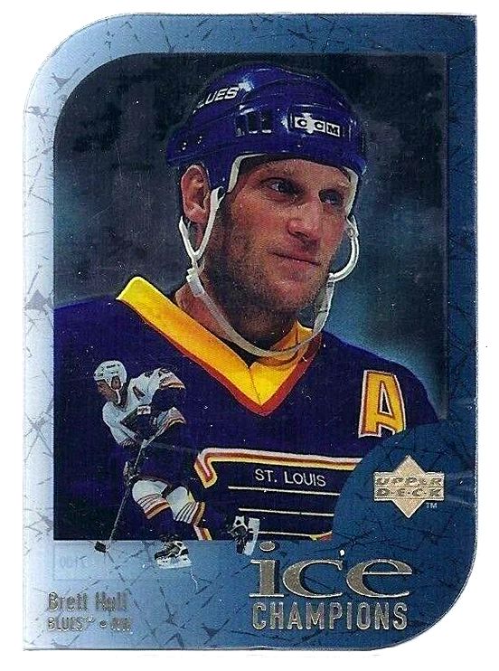 Brett Hull - 1997-98 Upper Deck Ice 'Ice Champions' #IC16 Hockey cards value