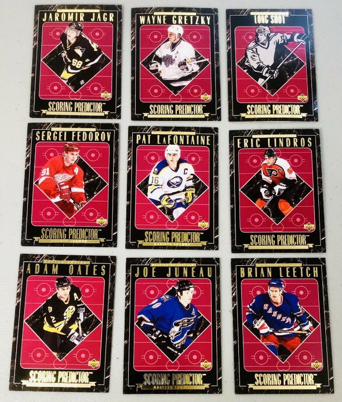 1996 Upper Deck HOCKEY - PREDICTOR SCORING LEADERS - #RR11-#30 (20 cards) Hockey cards value