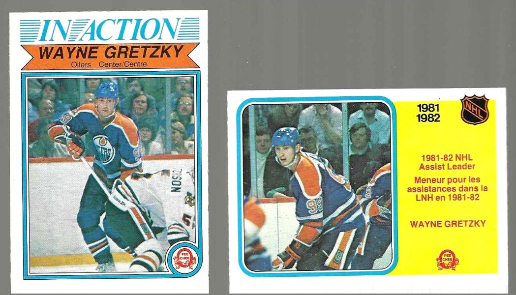 Wayne Gretzky - 1982-83 OPC/O-Pee-Chee HKY #107 In Action (Oilers) Hockey cards value
