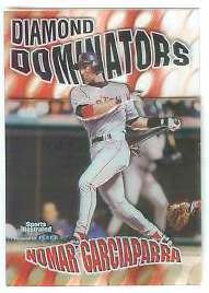 1999 Sports Illustrated 'DIAMOND DOMINATORS' #..8 Nomar Garciaparra Red So  cards value