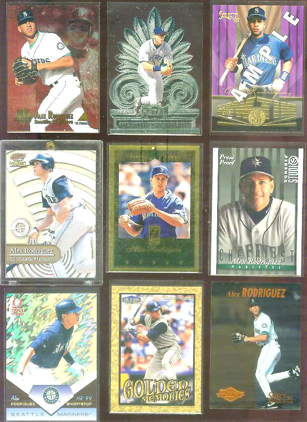 Alex Rodriguez - 1995 Pinnacle New Blood #NB1  cards value