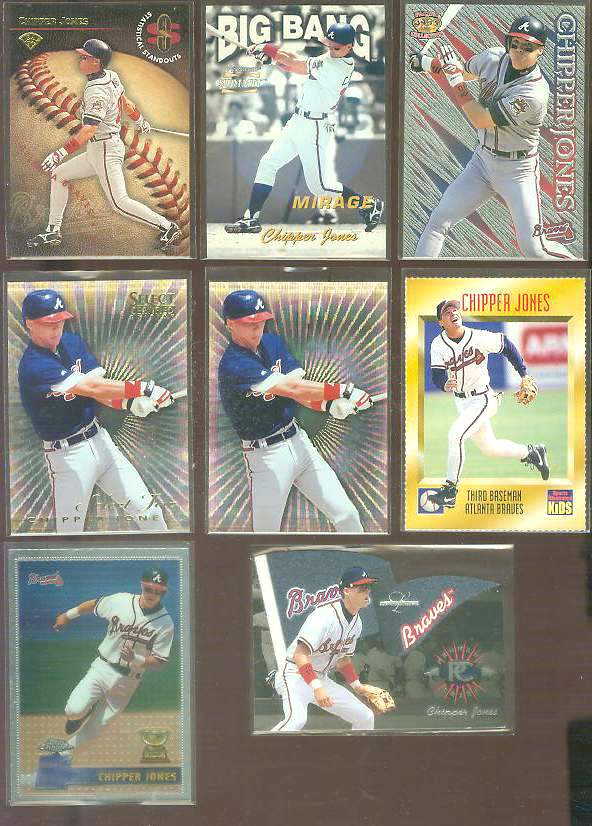 Chipper Jones - 1996 Leaf Limited 'Pennant Craze' #10 [#/2500]  cards value