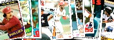 Almost FREE BASEBALL CARDS [#3] - 1980's (10) NL TOPPS Hall-of-Famers