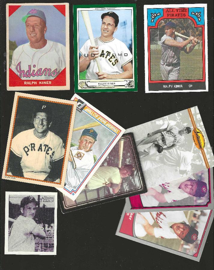 Ralph Kiner - Lot of (10) different (1960-2000)  cards value