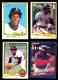 Rod Carew - 1981-1986 Collection - Lot (4) diff. Donruss