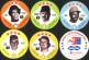 1978 Tastee-Freez MSA Disc # 6 Lou Brock - Lot of (10) (Cardinals)