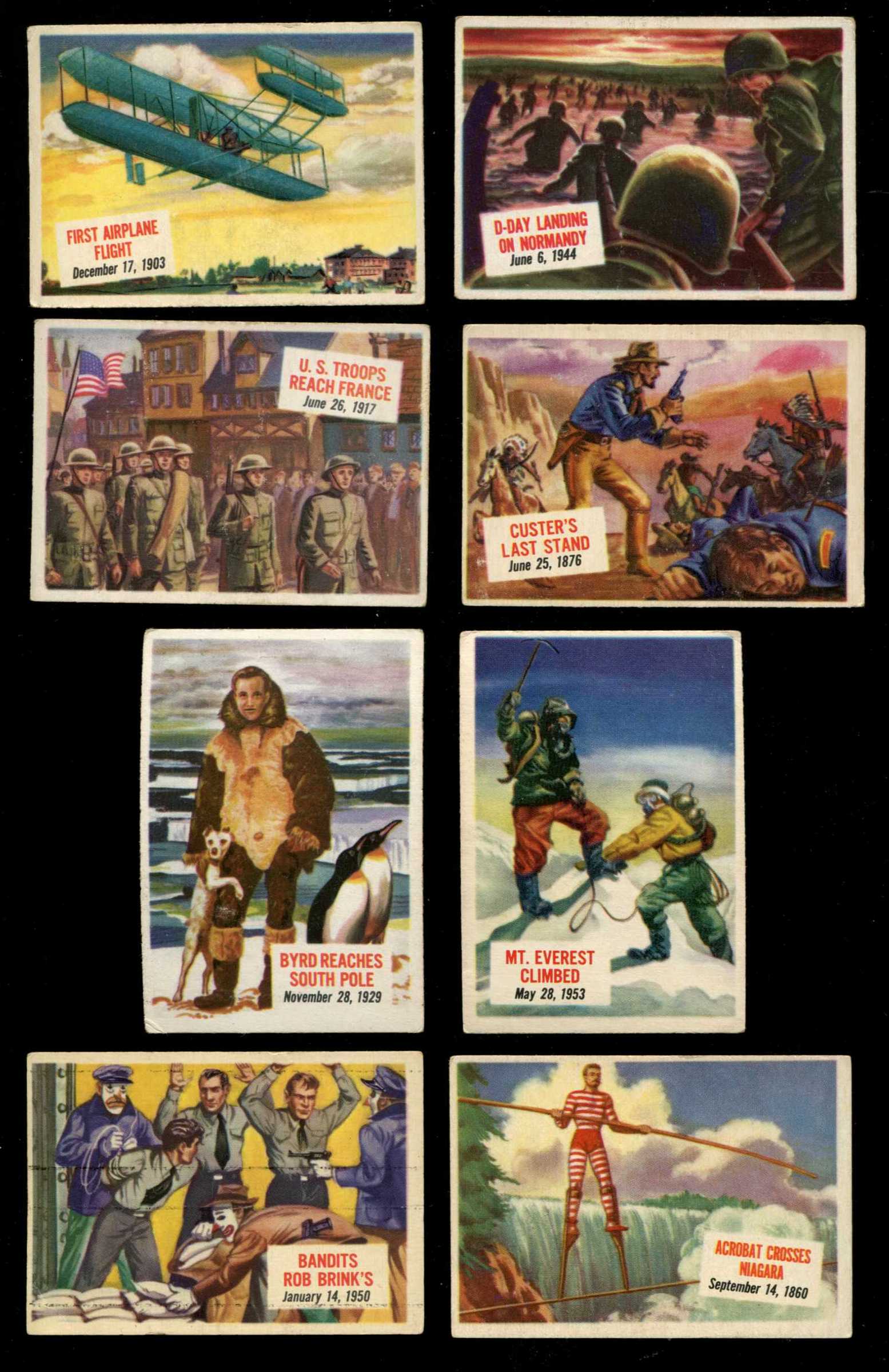 1954 Topps SCOOPS # 16 D-Day Landing on Normandy Non-Sport cards value