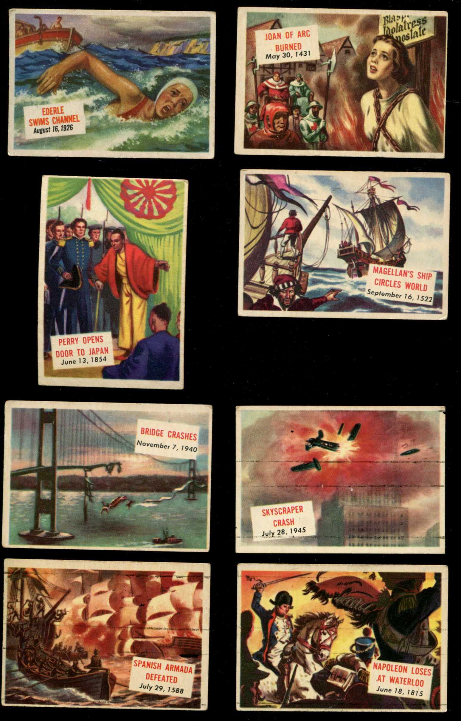 1954 Topps SCOOPS #108 Skyscraper Crash Non-Sport cards value