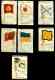 1910's Tobacco Silk Flag - CANADA Lot (2) (Sovereign Cigarettes,2x3 in.) [#