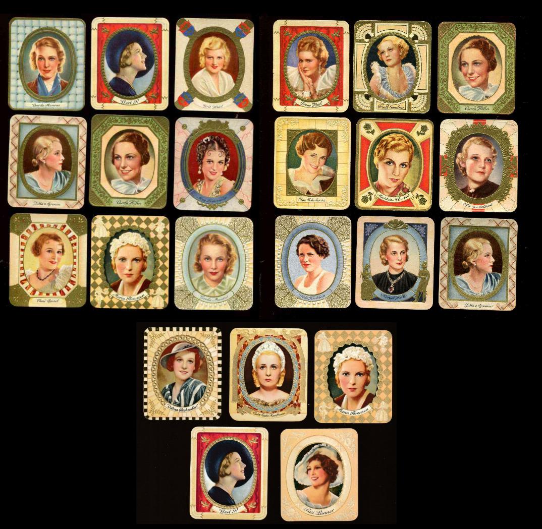 1934 Garbaty  Film Stars - Starter Set/Lot of (107) different !!! Non-Sport cards value