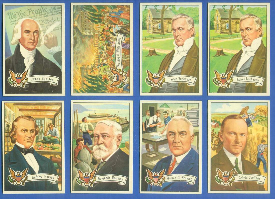 1956 Topps U.S. PRESIDENTS #18 James Buchanan Non-Sport cards value
