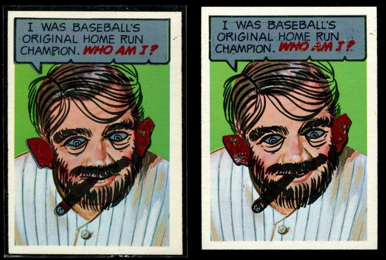 1967 Topps WHO AM I? #12 Babe Ruth (Yankees) Non-Sport cards value