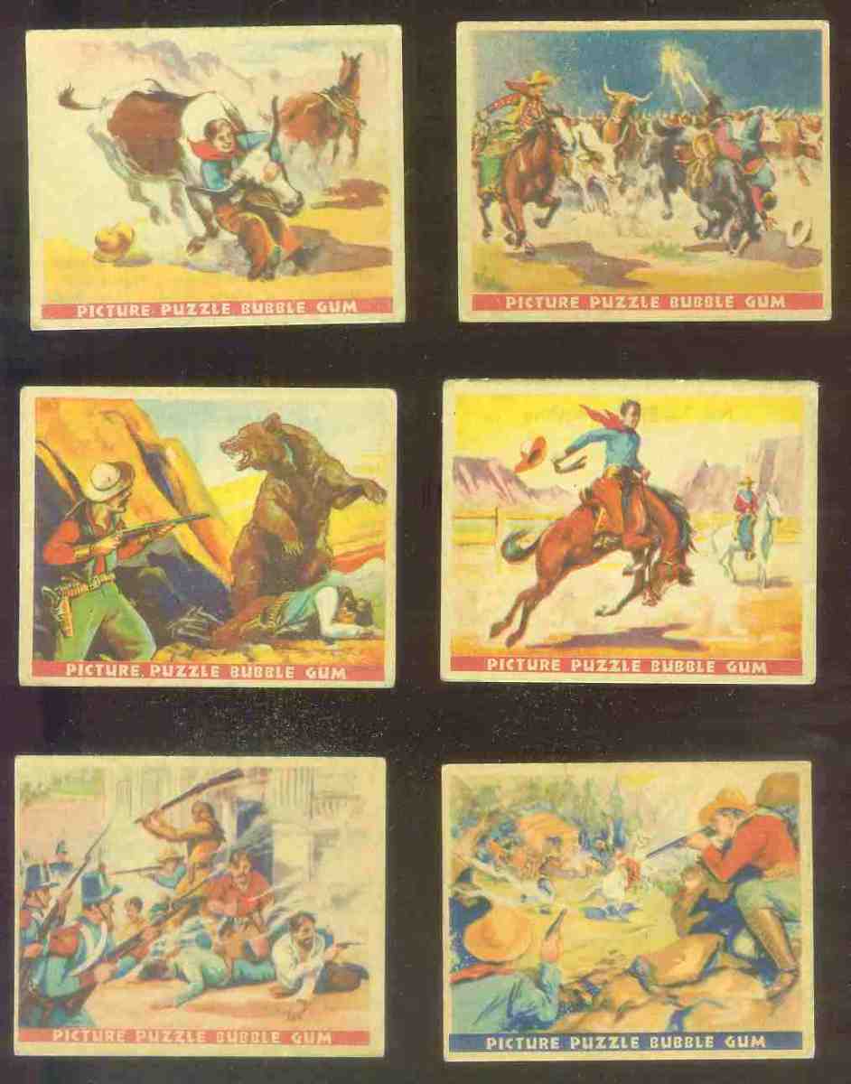 WW: 1937 Gum Inc. Wild West #27 Texas Rangers Raid Bandits Non-Sport cards value