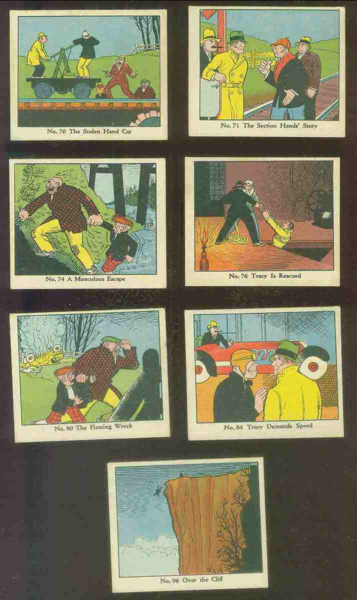1937 Dick Tracy #76 Tracy is Rescued Non-Sport cards value