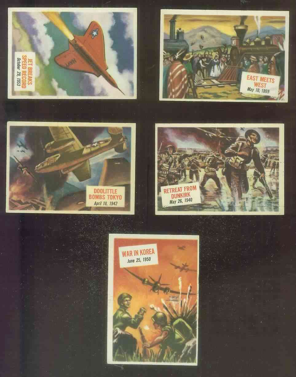 1954 Topps SCOOPS # 24 Allies Retreat from Dunkirk (May 26, 1940) Non-Sport cards value