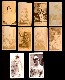 1880's-1890's - Lot of (10) different VINTAGE ACTRESS issues [#b]