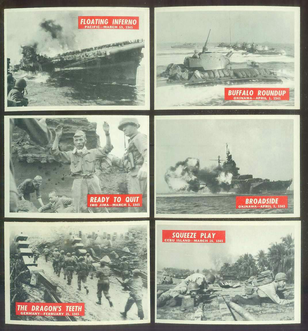1965 Philadelphia WAR BULLETIN #67 'Squeeze Play' Non-Sport cards value