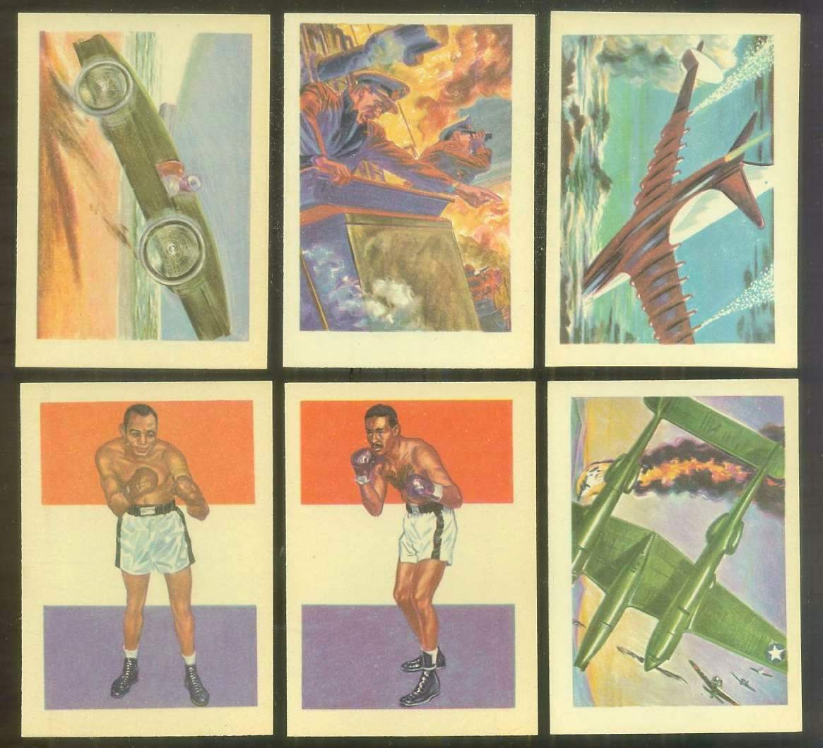 1956 GUM Inc. ADVENTURE #.46 - The sinking of the Nazi ship Bizmarck ! Non-Sport cards value