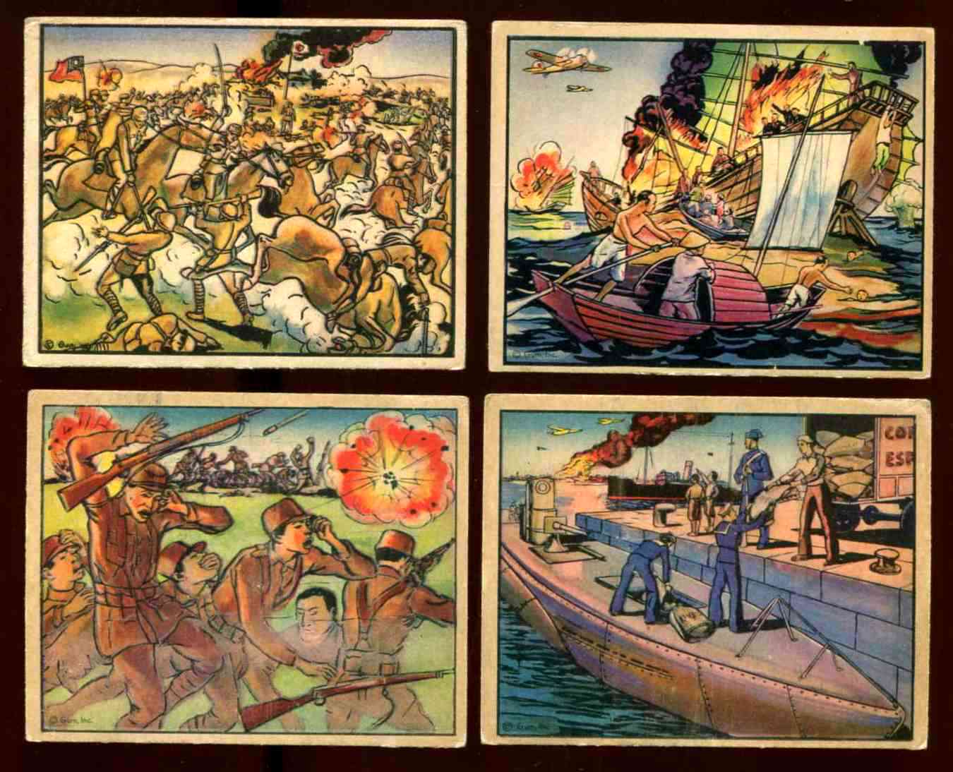 1938 Horrors of War #126 Chinese Cavalry Surrounds Garrison of Japs [# Non-Sport cards value