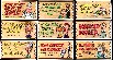 1959 Topps WACKY PLAK - Lot of (13)