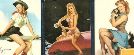 1993 CALENDAR PINUPS by Gil Elvgren - Lot of (70) assorted (44 are diff.)