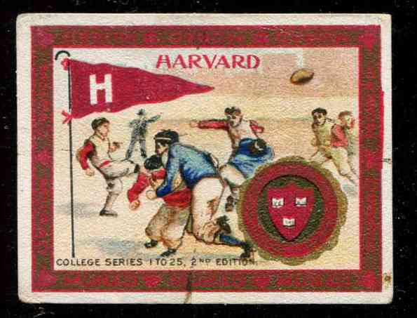 1909-1910 T51 Murad College Series - Harvard (Football/Series 1-25) Non-Sport cards value