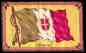 1910 Tobacco Felt FLAG Blanket - Italy (5-1/2 x 8)