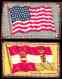 1910 Tobacco Felt FLAG Blanket - United States [Brown bkgrnd] (4 x 6)