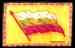 1910 Tobacco Felt FLAG Blanket - Bulgaria (5-1/2 x 8)