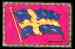 1910 Tobacco Felt FLAG Blanket - Sweden (5-1/2 x 8)